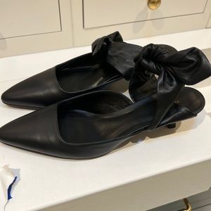 The Row Coco leather mules